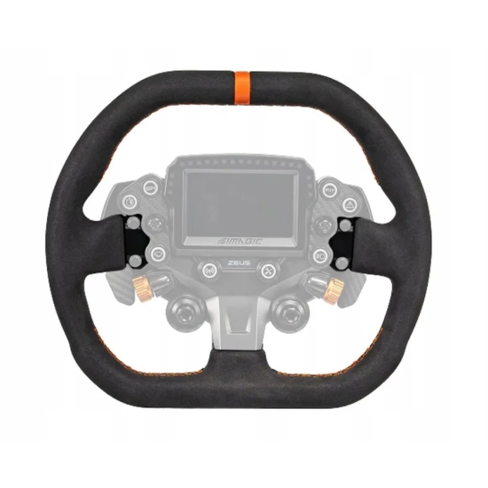 Obręcz SIMAGIC ZS-310CS Suede 310 mm do Zeus Sport – widok dokładnego wariantu obręczy.