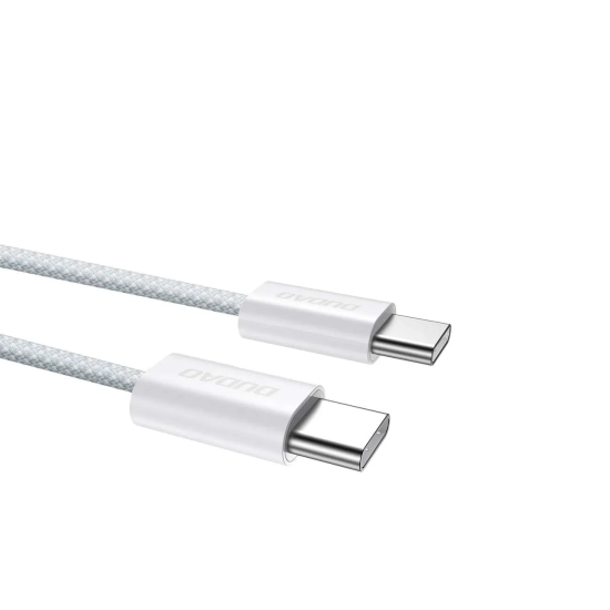 DUDAO Wytrzymały przewód kabel UCB-C PD 60W w oplocie z włókna węglowego