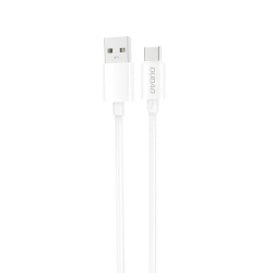 DUDAO Kabel przewód do ładowania L4ST USB-A - USB-C 2A 1m - biały