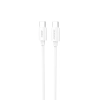 DUDAO Kabel przewód L4C USB-C - USB-C 30W 480Mb/s 2m - biały