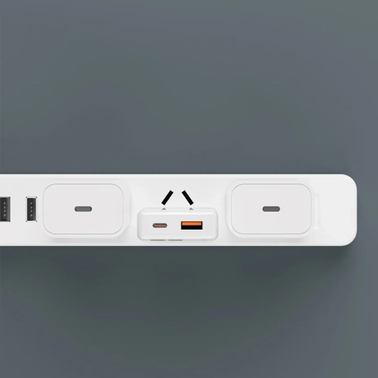 DUDAO Ładowarka sieciowa GaN 30W USB-A - USB-C z kablem USB-C - biała