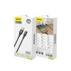 DUDAO Kabel przewód USB-A - iPhone Lightning w oplocie 3A 30W 1.2m - czarny