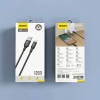 DUDAO Kabel przewód USB-A - iPhone Lightning w oplocie 3A 30W 1.2m - czarny