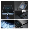 DUDAO 2w1 Kabel przewód L3F do ładowania 2 telefonów USB-C - 2x USB-C 100W