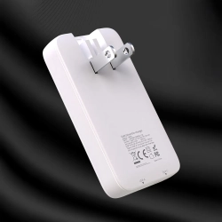 DUDAO Ładowarka sieciowa podróżna ultracienka GaN 65W USB-A USB-C PD EU /