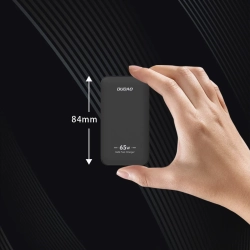 DUDAO Ładowarka sieciowa podróżna ultracienka GaN 65W USB-A USB-C PD EU /