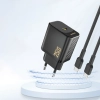 DUDAO Ładowarka sieciowa 25W GaN USB-C - czarna