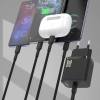 DUDAO Ładowarka sieciowa USB-C z kablem USB-C GaN PD 30W - czarna