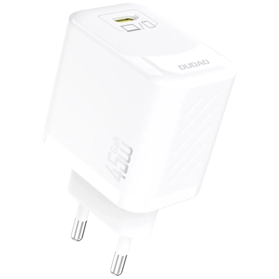 DUDAO Ładowarka sieciowa A28 GaN USB-C 45W - biała