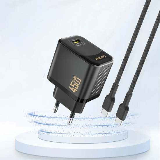 DUDAO Ładowarka sieciowa A28 GaN USB-C 45W - czarna