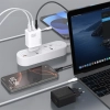 DUDAO Ładowarka sieciowa GaN z kablem USB-C 1m 65W - czarna