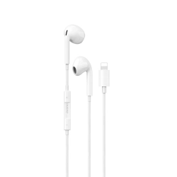 DUDAO Słuchawki przewodowe douszne X14PROL-W1 iPhone Lightning - białe