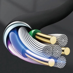 DUDAO Kabel przewód stereo AUX mini jack 3.5mm 1m - czarny