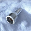 DUDAO Ładowarka samochodowa USB-A USB-C PD QC LED 120W - szary