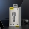 DUDAO Ładowarka samochodowa USB-A USB-C PD QC LED 120W - szary