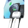 DUDAO Kabel przewód silikonowy USB-A - USB-C 5A 1m - biały