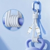 DUDAO Kabel przewód USB-A - iPhone Lightning w silikonowym oplocie 30W 1m