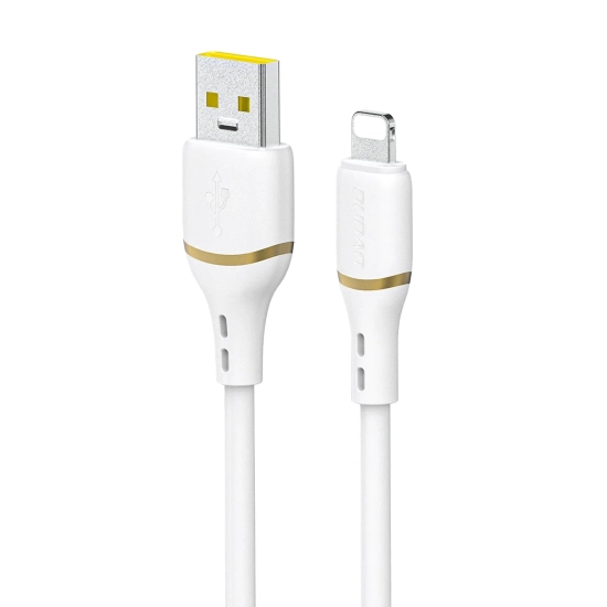DUDAO Kabel przewód USB-A - iPhone Lightning w silikonowym oplocie 30W 1m