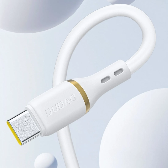 DUDAO Kabel przewód USB-A - iPhone Lightning w silikonowym oplocie 30W 1m