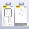 DUDAO Kabel przewód z silikonowym oplotem USB-A - micro USB L25SM 3A 1m