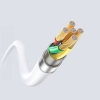 DUDAO Kabel przewód z silikonowym oplotem USB-A - micro USB L25SM 3A 1m