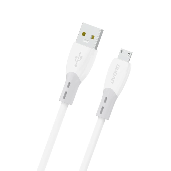 DUDAO Kabel przewód z silikonowym oplotem USB-A - micro USB L25SM 3A 1m