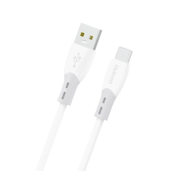 DUDAO Kabel przewód z silikonowym oplotem USB-A - USB-C L25ST 5A 1m - biały