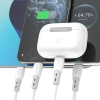 DUDAO Kabel przewód z silikonowym oplotem USB-C L25SC 60W 2m - biały