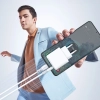 DUDAO Kabel przewód z silikonowym oplotem USB-C L25SC 60W 2m - biały