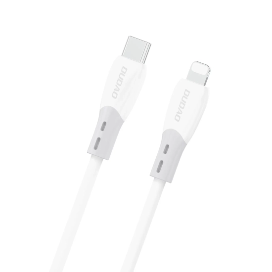 DUDAO Kabel przewód z silikonowym oplotem USB-C - iPhone Lightning L25SX