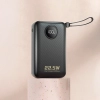 DUDAO Powerbank 20000mAh USB-C USB-A z wbudowanymi kablami iPhone