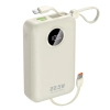 DUDAO Powerbank K14+ 20000mAh 22.5W USB-C USB-A z wbudowanymi kablami