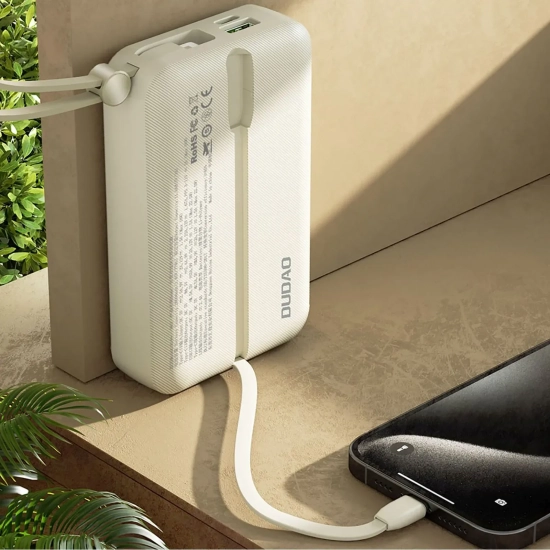 Powerbank Dudao K14+ 20000mAh 22,5W biały