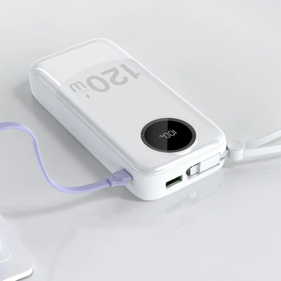 DUDAO Powerbank 20000 mAh K13Pro USB-A USB-C z kablami USB-C iPhone