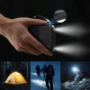 DUDAO Powerbank K11 10000mAh z wbudowanymi kablami - czarny