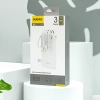 Powerbank Dudao K11 10000mAh z kablami biały