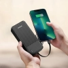 Powerbank Dudao K11 Pro 20000mAh z kablami czarny