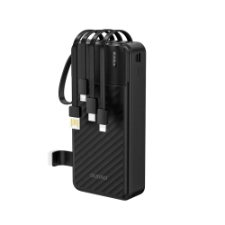 Powerbank Dudao K11 Pro 20000mAh z kablami czarny Powerbank Dudao K11 Pro 20000mAh z kablami czarny