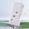Powerbank Dudao K11 Pro 20000mAh z kablami biały