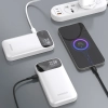 Powerbank Dudao K31 10000 mAh 22,5W kabel USB-C biały