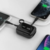 DUDAO Powerbank K32 10000 mAh z wbudowanym kablem USB-C iPhone Lightning
