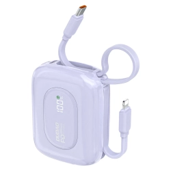 Powerbank Dudao K32 10000 mAh 22,5 W fioletowy