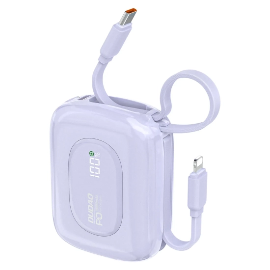 Powerbank Dudao K32 10000 mAh 22,5 W fioletowy