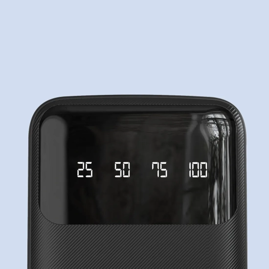 Powerbank Dudao K6Pro 10000 mAh z kablami czarny