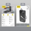 DUDAO Powerbank K31 10000 mAh 22.5W PD z wbudowanym kablem - czarny
