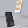 Powerbank Dudao K6Pro+ 20000 mAh z kablami czarny