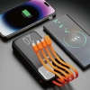 Powerbank Dudao K6Pro+ 20000 mAh z kablami czarny