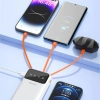 Powerbank Dudao K6Pro+ 20000 mAh z kablami biały