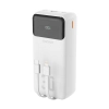 Powerbank Dudao K15Max 30000 mAh 22,5W kable biały