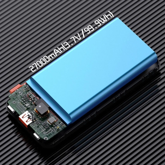 Powerbank Dudao K15Max 30000 mAh 22,5W kable biały